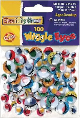 Chenille Kraft® Wiggle Eyes, Painted Eyes
