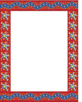 Teachers Friend Printer Paper, Red, White, and Blue, 11 x 8.5, Red/White (TF-8106)
