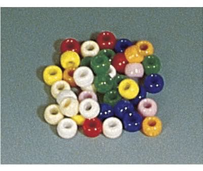 Hygloss Bucket O’ Beads, Barrel Pony, Assorted Colors, 400/Pack (HYG6822)