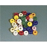 Hygloss Bucket O’ Beads, Barrel Pony, Assorted Colors, 400/Pack (HYG6822)