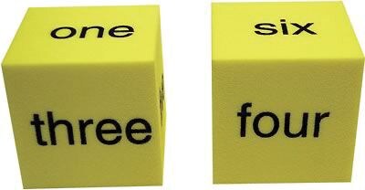 Koplow Games Dice, Spot Word Number Dice, 2/Set