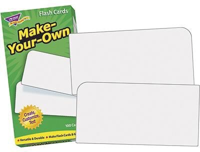 Flash Cards, Trend® Make Your Own Skill Drill Flash Cards