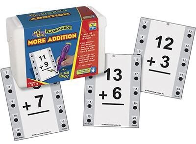 Educational Insights® Hot Dots Math Flash Cards, More Addition
