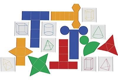 Learning Resources Overhead Folding Geometric Shapes, Grades 2nd - 6th (LER0910)