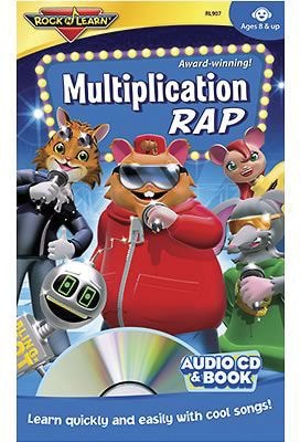 Rock N Learn® Audio Programs, Multiplication Rap CD/Book