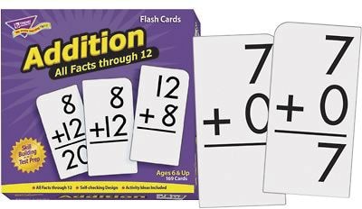 Flash Cards, Trend® Skill Drill, All Facts, Addition 0-12