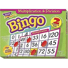 Bingo Games, Trend® Multiplication & Division, 2-Sided