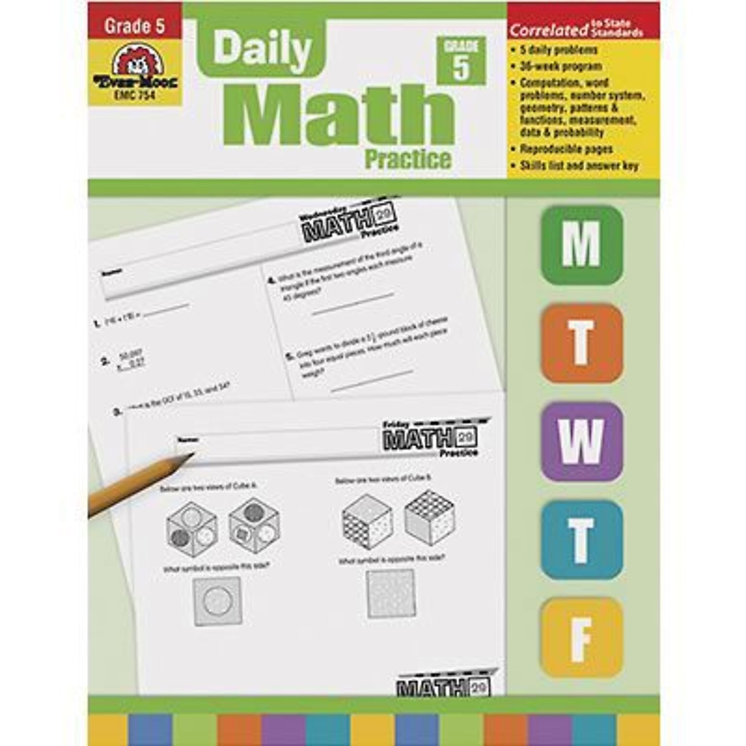 Evan-Moor® Daily Math Practice, Grade 5