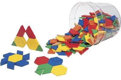 Learning Resources Pattern Blocks, Learning Resources Mini-Set Pattern Blocks