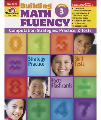 Evan-Moor® Building Math Fluency, Grade 3