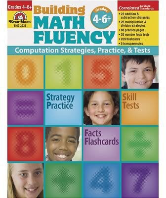 Evan-Moor® Building Math Fluency, Grades 4-6+