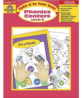 Evan-Moor® Take It To Your Seat Phonics Centers, GR: 2-3
