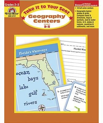 Evan-Moor® Take It To Your Seat Geography Centers, GR: 2-3