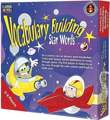 Learning Well® Vocabulary Building: Star Words Games; Level 2.0-3.5