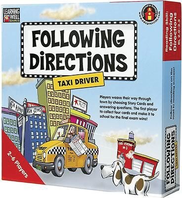 Learning Well® Following Directions: Taxi Driver Games; Level 2.0-3.5