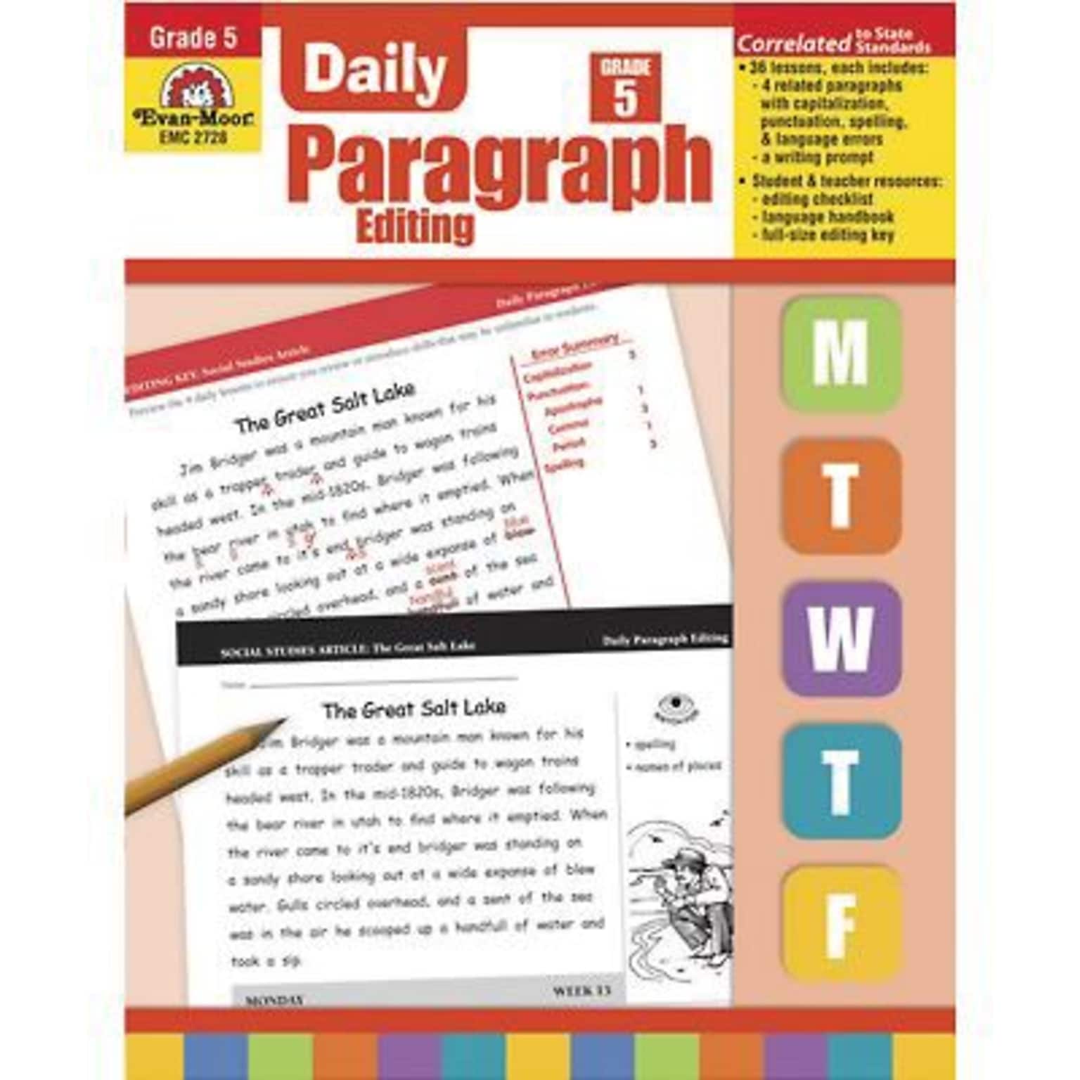 Evan-Moor® Daily Paragraph Editing, Grade 5