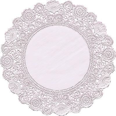 Hygloss® Round Paper Lace Doilies, 8, Pre-school - 12 (HYG10081)