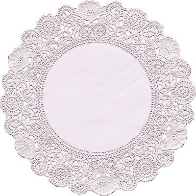 Hygloss® Round Paper Lace Doilies, 8, Pre-school - 12 (HYG10081)