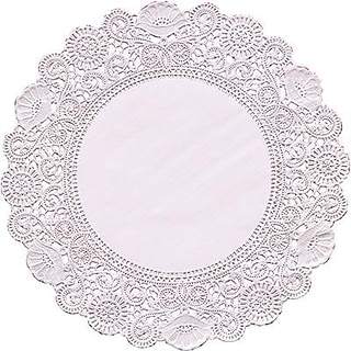 Hygloss® Round Paper Lace Doilies, 8, Pre-school - 12 (HYG10081)