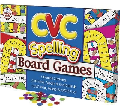 Didax CVC Spelling Board Game, Grades K-2 (DD-195181)