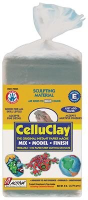 Activa® Modeling Compounds, CelluClay® Original Gray, 5 lb.