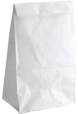 Hygloss Craft Paper Bag, 11 x 6, White Gusseted 100/Pack, 2 Packs/Bundle (HYG66101)