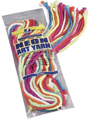 Trait-tex® Art Yarn, Neon Colors, 10/Pack (PAC52610)