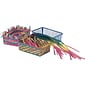Roylco Classroom Weaving Baskets Craft Kit, 6.5" x 4.5" x 2.25", Bright Assorted Colors, 150 Strips (R-16003)