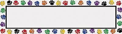 Teacher Created Resources Headliners; Colorful Paw Prints