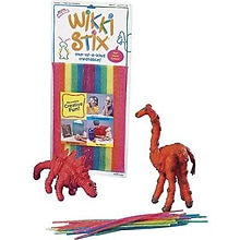 Wikki Stix® Waxed Yarn Sticks, Neon, 8 Sticks, 48 per Pack, 3 Packs (WKX804-3)