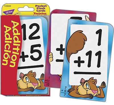 Trend® ESL & ELL Resources, Pocket Flash Cards, Addition