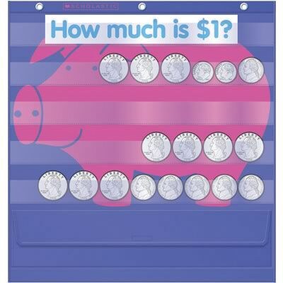 Teachers Friend Pocket Charts; Piggy Bank Money, Grades K-3