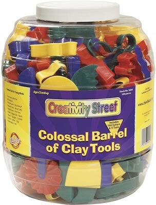 Chenille Kraft® Modeling Tools, Colossal Barrel of Clay Tools