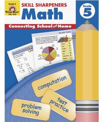 Evan-Moor® Skill Sharpeners, Math, Grade 5