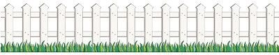 Teachers Friend Borders; White Picket Fence Jumbo