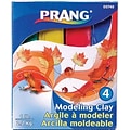 Prang® Modeling Clay, Assorted Colors, 4/Pack (DIX740)