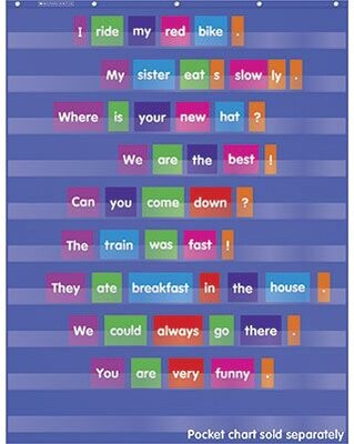 Teachers Friend® Sentence Building Pocket Chart Add-Ons, Grades pre-kindergarten - 5th
