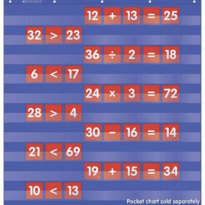 Teachers Friend® Numbers and Counting Pocket Chart Add-Ons, Grades pre-kindergarten - 3rd