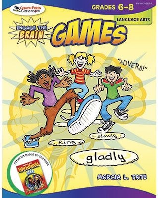 Engage the Brain Games, Language Arts, Grades 6-8