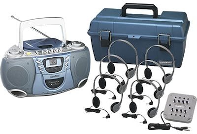 Hamilton™ Audio Visual, Personal CD and Cassette Listening Center