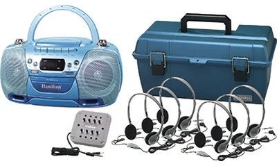 Hamilton Buhl™ Val-U-Pak USB, MP3, CD Listening Center With 6 Personal Headphones