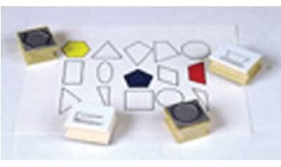 Plane Geometry Stamps, Set of 15