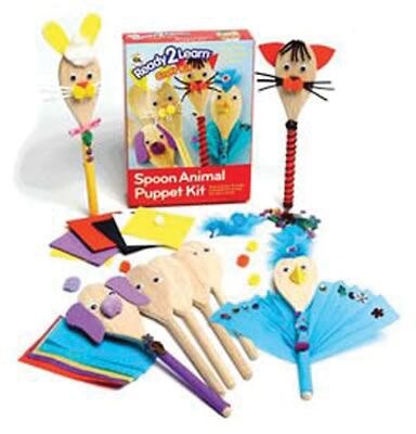 Ready2Learn™ Craft Kit, Spoon Animal Puppet Kit