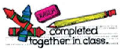 Completed Together in Class Sweet-Arts Artistic Rubber Stamp