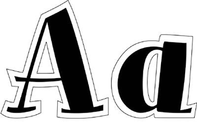 Black Spumoni Font Uppercase Letters