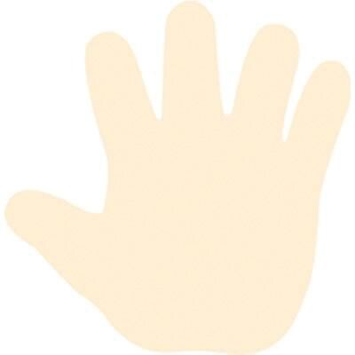 Calendar Cutouts, Handprint, 3