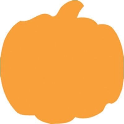 Calendar Cutouts, Pumpkin, 3