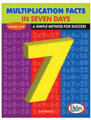 Multiplication Facts in 7 Days Resource Book