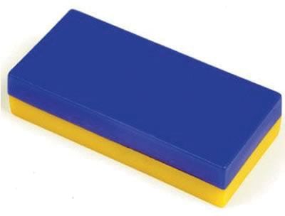 Dowling Magnets® Plastic Encased Block Magnet, 2, 12/ST, 2 ST/BD