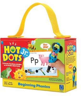 Hot Dots Jr. Card Set, Beginning Phonics (2352)